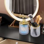 Glass Jar with Metal Deer Lid