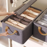 Storage Box with Transparent Cover & Metal Stand